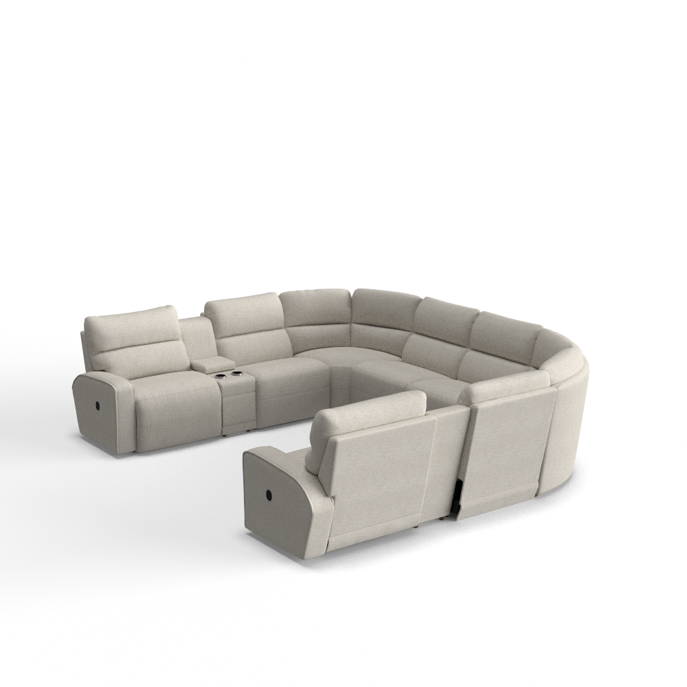 Maddox Reclining U-Shape Sectional w/ Storage